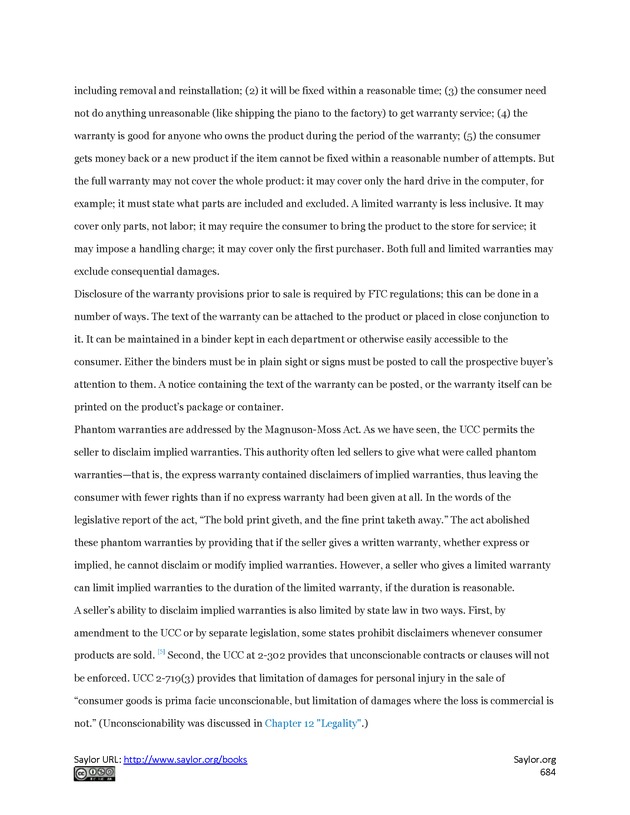 Business Law and the Legal Environment - Page 684